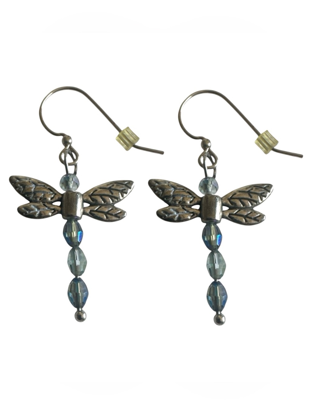 3 FOR $20 HANDCRAFTED Blue Dragonfly Dangle Earrings